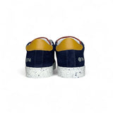 Sneakers primi passi FALCOTTO in suede blu navy con velcri