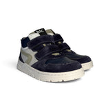 Sneaker BALOCCHI in pelle e suede blu/ghiaccio con velcri