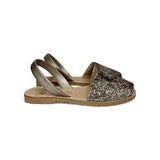 Minorchine RIA MENORCA in glitter brown/gold camouflage