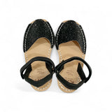 Minorchine RIA MENORCA in glitter nero
