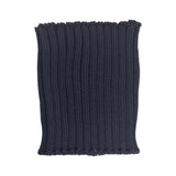Cappello blu navy GIO HIGUAMY a coste misto lana