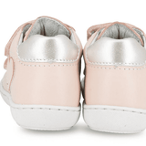 SNEAKERS PRIMI PASSI BALOCCHI in pelle rosa con velcri
