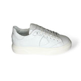Sneakers PHILIPPE MODEL junior TEMPLE in pelle bianca