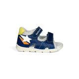 Sandali Primi Passi BALOCCHI in pelle blu con strap