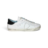 Sneakers PHILIPPE MODEL junior PARIS in pelle bianca e nera