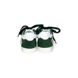 Sneakers primi passi CIAO BIMBI in suede verde con lacci e cerniera