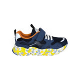 Ginniche FLOWER MOUNTAIN by Naturino blu navy con velcro e lacci elastici