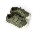 Sneakers NATURINO SUMMER in canvas delavè salvia con velcri