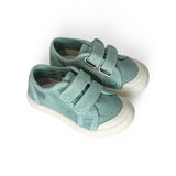 Sneakers NATURINO SUMMER in canvas delavè verde tiffany con velcri