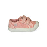 Sneakers NATURINO SUMMER in canvas delavè rosa con velcri