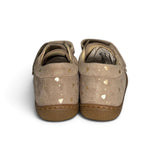 Sneakers Primi Passi COCOON NATURINO in suede beige stampa cuoricini con velcri