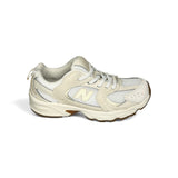 Sneakers ginniche NEWBALANCE 530 beige/bianco con lacci elastici