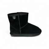 EMU AUSTRALIA Wallaby Mini nero in suede e 100% lana merinos WATER RESISTANT