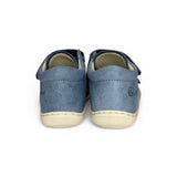 Sneakers Primi Passi COCOON NATURINO in pelle azzurra con velcri
