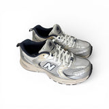 Sneakers ginniche NEWBALANCE 530 silver/bianco/blu con lacci