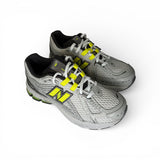 Sneakers ginniche NEWBALANCE 1906 grigio/giallo fluo con laccio