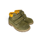 Scarponcini BALOCCHI in suede verde militare con velcri