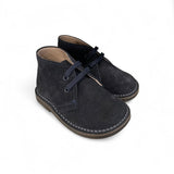 Polacchini LESCOUCOU in suede blu navy con laccio