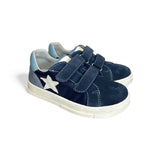 Sneakers BALOCCHI in suede e tessuto blu navy con velcri