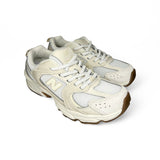 Sneakers ginniche NEWBALANCE 530 beige/bianco con lacci elastici