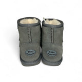 EMU AUSTRALIA Wallaby Mini Grigio in suede e 100% lana merinos WATER RESISTANT