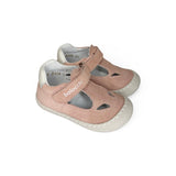 Primi Passi “2 OCCHI” BALOCCHI in suede rosa con velcro