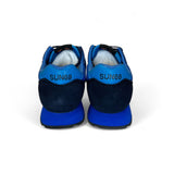 SNEAKER GINNICA SUN68 Teen boy in suede navy e nylon royal con lacci