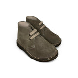 Polacchini LESCOUCOU in suede taupe con laccio