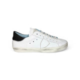 Sneakers PHILIPPE MODEL junior PARIS in pelle bianca e nera