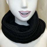 Scaldacollo nero CAPOCUBO a coste misto lana