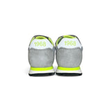 Sneakers ginniche SUN68 Kid boy grigie con lacci elastici e velcro