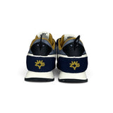 Sneakers ginniche W6YZ in tessuto tecnico e suede blu con velcri