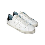 Sneakers PHILIPPE MODEL junior PARIS in pelle bianca e nera