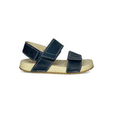 Sandali NATURINO in pelle blu navy con velcri