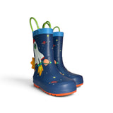 Rain boot MR. TIGGLE blu navy/razzo