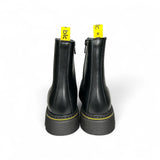 Stivaletti BALOCCHI in pelle nera con elastico e zip interna