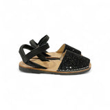 Minorchine RIA MENORCA in glitter nero