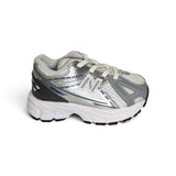 Sneakers ginniche NEWBALANCE 1906 bianca/silver/antracite con lacci elastici