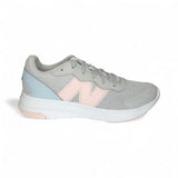 Sneakers ginniche NEWBALANCE 578 grigio perla/rosa/azzurro pastello con lacci