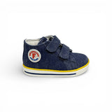 Sneakers PRIMI PASSI FALCOTTO in tessuto blu navy con velcri