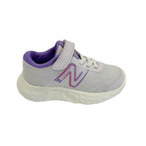 SNEAKERS GINNICHE NEWBALANCE 520 in mesh lilla con strap e lacci elastici