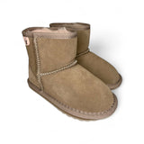 EMU AUSTRALIA Wallaby Mini Mushroom in suede e 100% lana merinos WATER RESISTANT