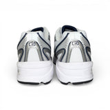 Sneakers ginniche NEWBALANCE 740 silver/bianco/blu con laccio