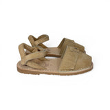 Sandali RIA MENORCA con frangette in suede beige