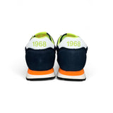 Sneaker ginnica SUN68 Teen boy in suede e nylon navy con lacci