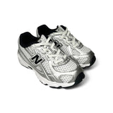 Sneakers ginniche NEWBALANCE 740 bianco/silver con lacci elastici