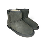 EMU AUSTRALIA Wallaby Mini Grigio in suede e 100% lana merinos WATER RESISTANT