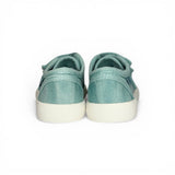 Sneakers NATURINO SUMMER in canvas delavè verde tiffany con velcri