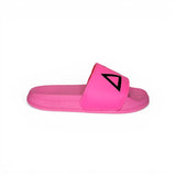 Ciabatte in PU fuxia fluo e nero