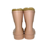 Rain boot IGOR rosa con fodera in pelliccia sintetica